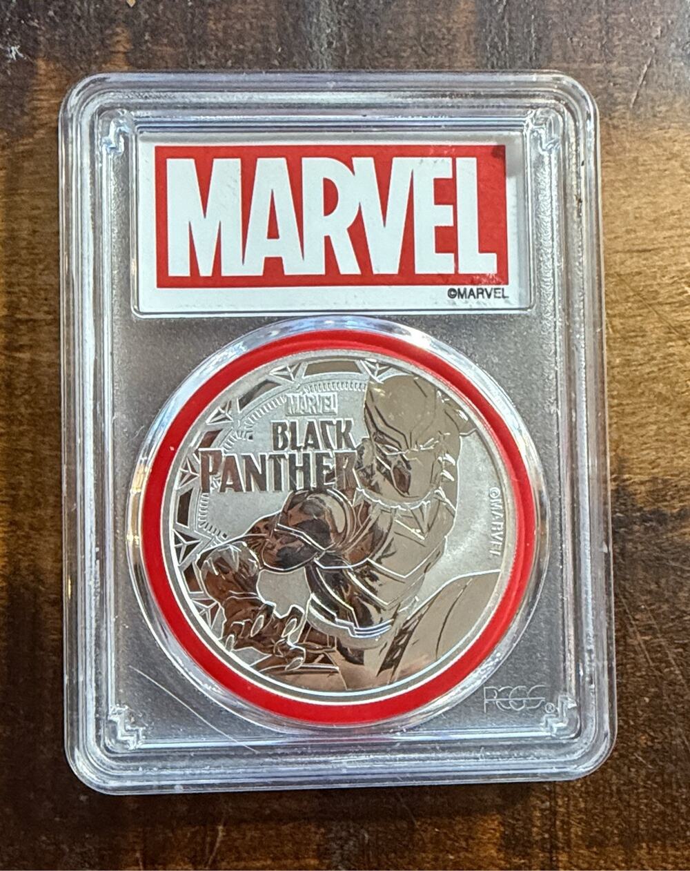 2018 Tuvalu $1 1 oz .9999 Silver Marvel Black Panther PCGS MS70